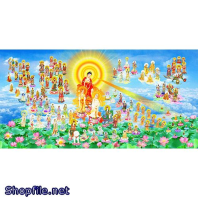 Hình Phật Tây Phương Tiếp Dẫn